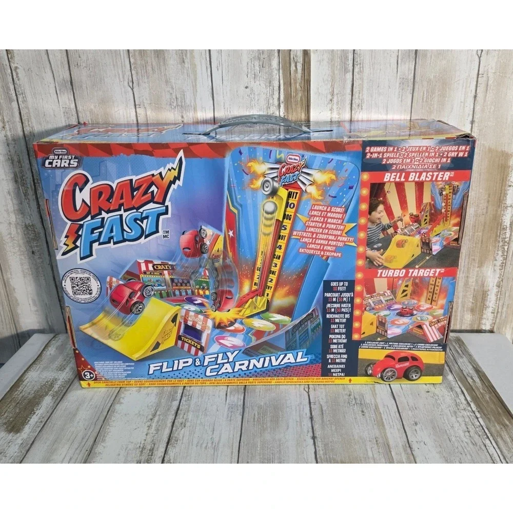 Little Tikes My First Cars Crazy Fast Flip Fly Carnival‎ Playset